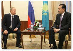 В.В.Путин  провел беседу с Премьер-министром Республики Казахстан К.К.Масимовым