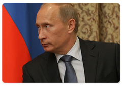 Prime Minister Vladimir Putin meeting with his Belarusian counterpart, Sergei Sidorsky, in Astana|22 may, 2009|13:55