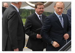 В.В.Путин прибыл с рабочим визитом в Минск|28 мая, 2009|16:32