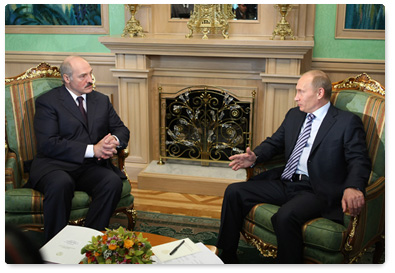 В.В.Путин встретился с Президентом Республики Беларусь А.Г.Лукашенко