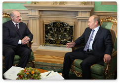 В.В.Путин встретился с Президентом Республики Беларусь А.Г.Лукашенко