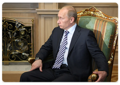 Председатель Правительства Российской Федерации В.В.Путин встретился с Президентом Республики Беларусь А.Г.Лукашенко|28 мая, 2009|16:32