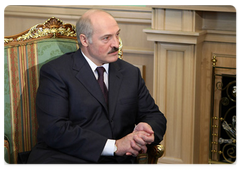Президент Республики Беларусь А.Г.Лукашенко на встрече с В.В.Путиным|28 мая, 2009|16:32