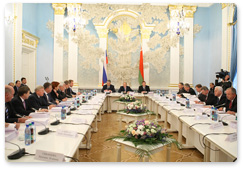 В.В.Путин принял участие в заседании Совета Министров Союзного государства России и Белоруссии