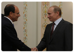 Prime Minister Vladimir Putin met with Italian Senate President Renato Schifani|29 may, 2009|15:59