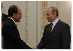 Prime Minister Vladimir Putin met with Italian Senate President Renato Schifani