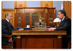 Prime Minister Putin held a working meeting with Minister of Sport, Tourism, and Youth Policy Vitaly Mutko