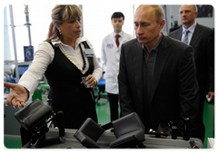 Prime Minister Vladimir Putin visiting Moscow Olympic Reserve School No. 2|7 may, 2009|16:22