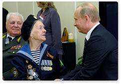 Prime Minister Vladimir Putin met with Great Patriotic War veterans