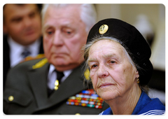 Prime Minister Vladimir Putin meeting with Great Patriotic War veterans|8 may, 2009|12:22