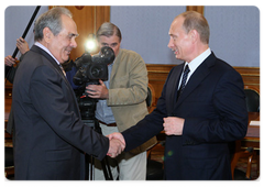 Prime Minister Vladimir Putin meeting with Tatar President Mintimer Shaimiev|11 june, 2009|17:31