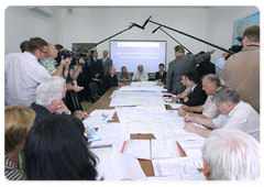 Prime Minister Vladimir Putin visiting the State Commission on Mineral Reserves|16 june, 2009|16:58