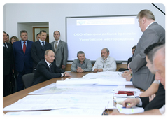 Prime Minister Vladimir Putin visiting the State Commission on Mineral Reserves|16 june, 2009|16:58