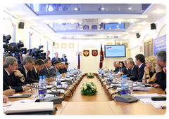 Prime Minister Vladimir Putin chaired a meeting of Government Commission on Regional Development|19 june, 2009|16:56