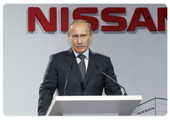 Prime Minister Vladimir Putin attending inauguration of Nissan’s Russian plant|2 june, 2009|15:37