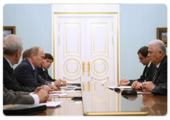 Prime Minister Vladimir Putin met with Moldovan President Vladimir Voronin|22 june, 2009|18:03