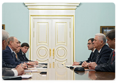 Prime Minister Vladimir Putin met with Moldovan President Vladimir Voronin|22 june, 2009|18:03