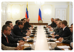 Prime Minister Vladimir Putin meeting with Venezuelan Vice President Ramón Alonso Carrizales|23 june, 2009|15:55