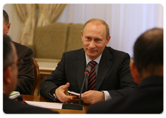 Prime Minister Vladimir Putin meeting with Venezuelan Vice President Ramón Alonso Carrizales|23 june, 2009|15:55