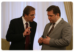 Energy Minister Sergey Shmatko during talks between Russian Prime Minister Vladimir Putin and Venezuelan Vice President Ramon Carrizalez|23 june, 2009|15:55