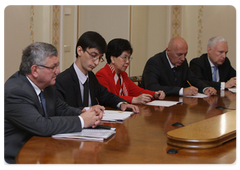 Генеральный директор Всемирной организации здравоохранения М.Чен на встрече с Председателем Правительства Российской Федерации В.В.Путиным|26 июня, 2009|14:40