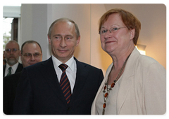 Председатель Правительства Российской Федерации В.В.Путин встретился с Президентом Финляндии Т.Халонен|3 июня, 2009|22:12