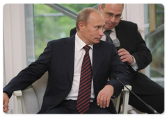 Председатель Правительства Российской Федерации В.В.Путин встретился с Президентом Финляндии Т.Халонен|3 июня, 2009|22:12