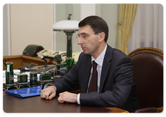 Minister of Telecommunications and Mass Media Igor Shchegolev meeting with Prime Minister Vladimir Putin|30 june, 2009|13:39