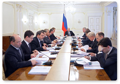 Prime Minister Vladimir Putin chaired a meeting of a Government commission on foreign investment