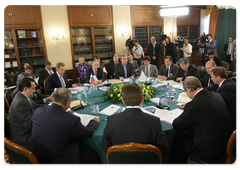 Prime Minister Vladimir Putin addressing a meeting of the Supreme Body of the Customs Union of Russia, Belarus and Kazakhstan held at the level of the heads of government|9 june, 2009|12:30