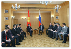 Prime Minister Vladimir Putin met with Kyrgyz Prime Minister Igor Chudinov during the meeting of the Eurasec Interstate Council