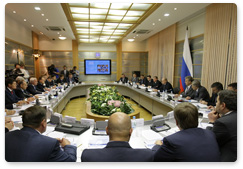 Prime Minister Vladimir Putin conducted a meeting on the state of and measures to develop ferrous metallurgy