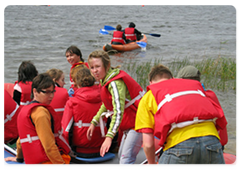 Prime Minister Vladimir Putin at the Seliger-2009 youth camp in the Tver Region, where the National Educational Forum is taking place|27 july, 2009|11:07