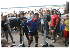 Prime Minister Vladimir Putin at the Seliger-2009 youth camp in the Tver Region, where the National Educational Forum is taking place|27 july, 2009|13:09