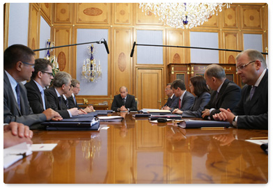 Prime Minister Vladimir Putin held a meeting of the Supervisory Board of Vnesheconombank (VEB)