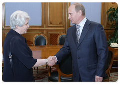 Prime Minister Vladimir Putin meeting with Natalya Solzhenitsyn|28 july, 2009|18:37