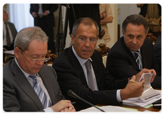 Prime Minister Vladimir Putin at a meeting of the Government Commission on Budget Estimates for the Following Fiscal Year and Planning Period|29 july, 2009|19:07