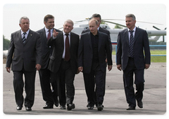 Prime Minister Vladimir Putin attending a ceremony of beginning the construction of the Sakhalin-Khabarovsk-Vladivostok trunk gas pipeline|31 july, 2009|09:45