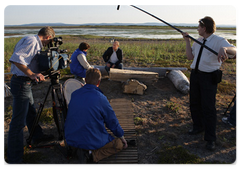 В.В.Путин в ходе рабочей поездки в Дальневосточный федеральный округ дал интервью «Первому каналу»|31 июля, 2009|22:42