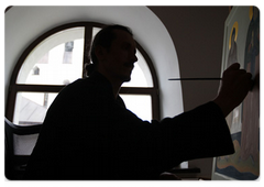 Председатель Правительства Российской Федерации В.В.Путин посетил остров Валаам, где вместе с Патриархом Московским и всея Руси Кириллом осмотрел Валаамский монастырь|9 июля, 2009|20:20