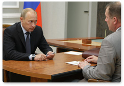 В.В.Путин провел встречу с главой Республики Карелия С.Л.Катанандовым