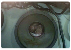 Prime Minister Vladimir Putin, on a working visit to the Siberian Federal District, descended to the bottom of Lake Baikal aboard a Mir submersible|1 august, 2009|17:50