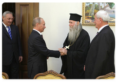Председатель Правительства Российской Федерации В.В.Путин встретился с Советом старейшин Республики Абхазия|12 августа, 2009|21:10