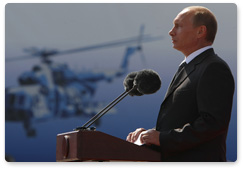 Vladimir Putin opens International Air Show MAKS-2009