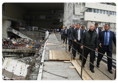 Председатель Правительства Российской Федерации В.В.Путин, прибывший с рабочей поездкой в Республику Хакасия, посетил Саяно-Шушенскую ГЭС|21 августа, 2009|12:08