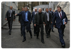 Prime Minister Vladimir Putin, on a working trip to the Republic of Khakassia, visited the Sayano-Shushenskaya hydro-electric power plant|21 august, 2009|12:08