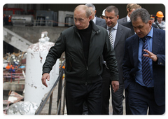 Председатель Правительства Российской Федерации В.В.Путин, прибывший с рабочей поездкой в Республику Хакасия, посетил Саяно-Шушенскую ГЭС|21 августа, 2009|12:08