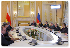 Prime Minister Vladimir Putin held talks with South Ossetian President Eduard Kokoity