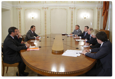 В.В.Путин встретился с Президентом Европейского банка реконструкции и развития Т.Мироу