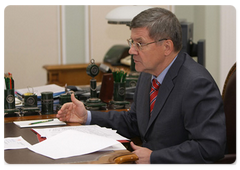 Prosecutor-General Yury Chaika at a meeting with Prime Minister Vladimir Putin|31 august, 2009|16:58